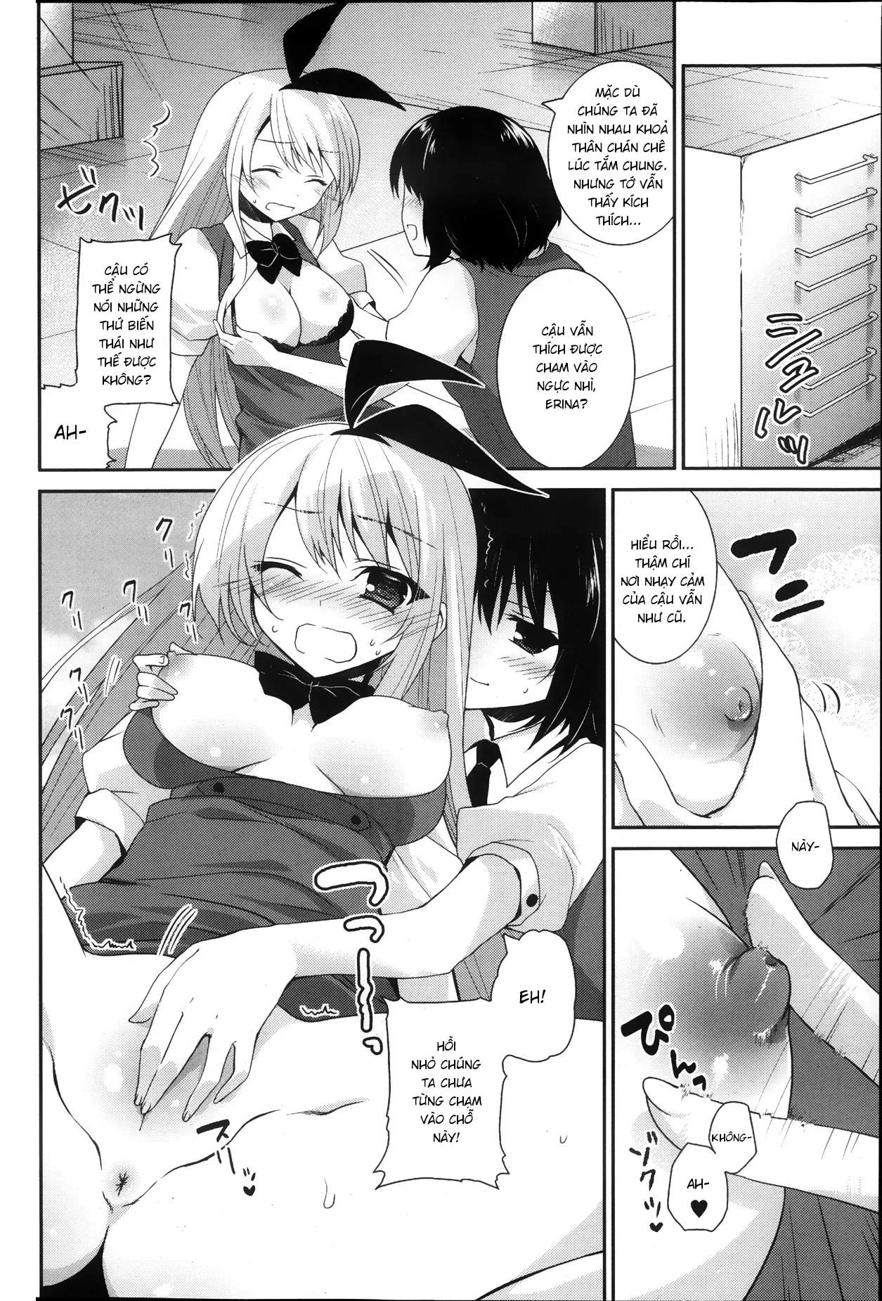 HentaiVN.net - Ảnh 10 - Fureau Do ni Koi o shite [ふれあう度に恋をして] - Chap 1