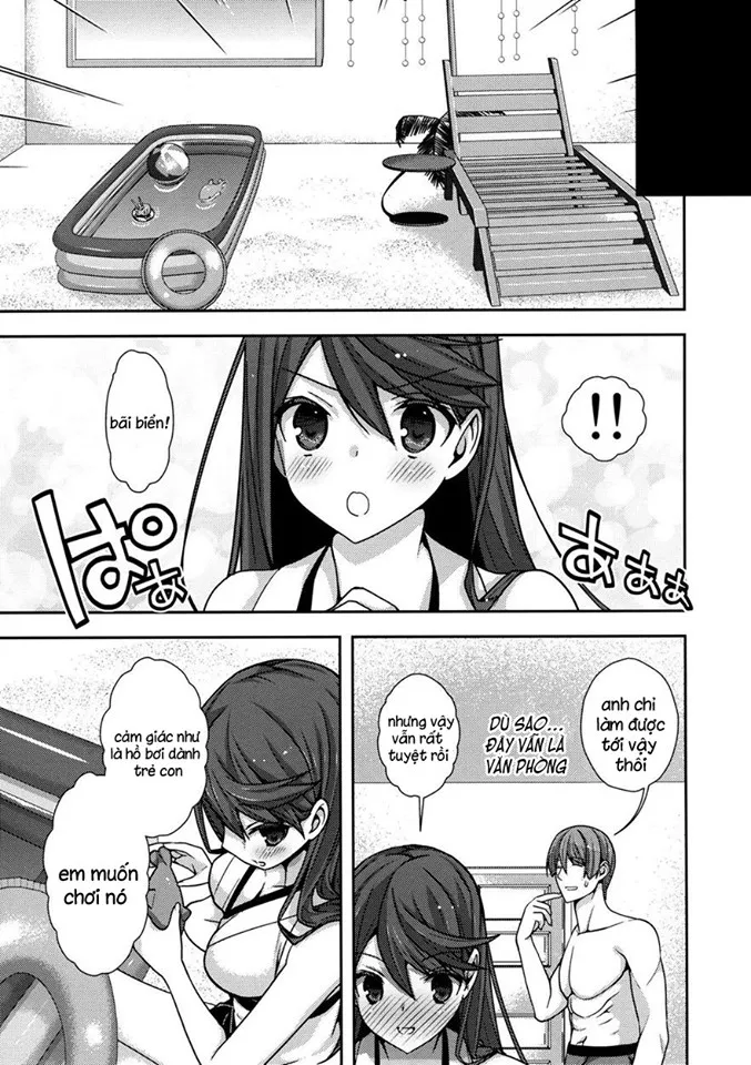 HentaiVN.net - Ảnh 6 - Shitsumushitsu de no Chiisana Vacances (Kantai Collection) [執務室での小さなバカンス (艦隊これくしょん-艦これ-)] - Chap 1