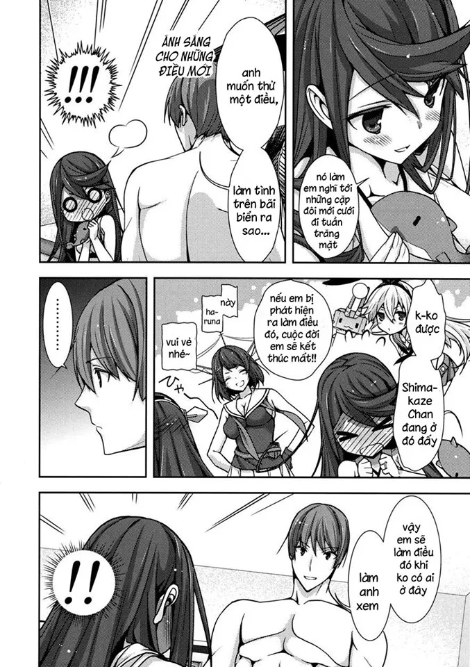 HentaiVN.net - Ảnh 7 - Shitsumushitsu de no Chiisana Vacances (Kantai Collection) [執務室での小さなバカンス (艦隊これくしょん-艦これ-)] - Chap 1