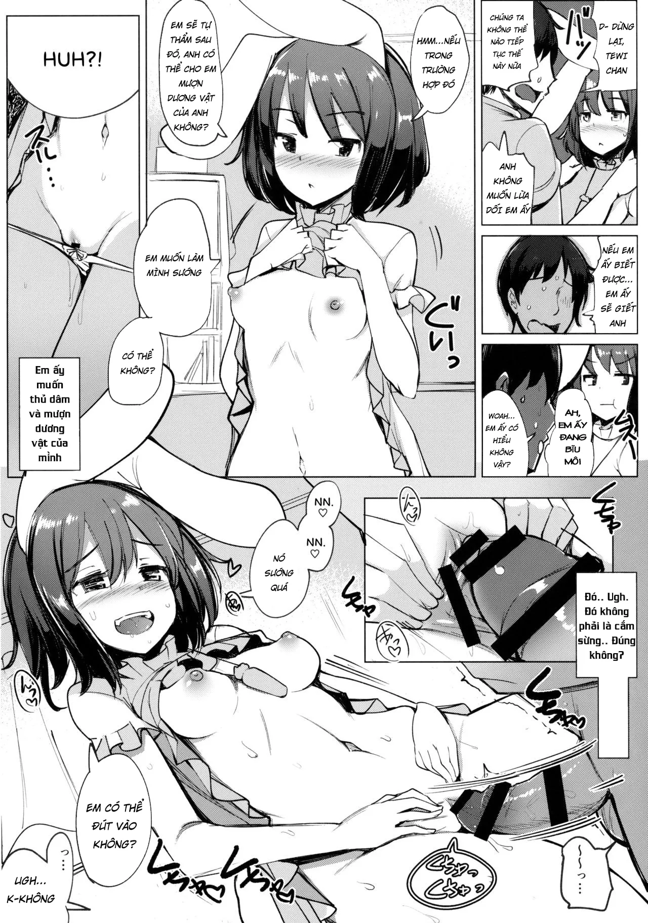 HentaiVN.net - Ảnh 9 - Uwaki Shite Tewi-chan to Sex Shita - Chap 1