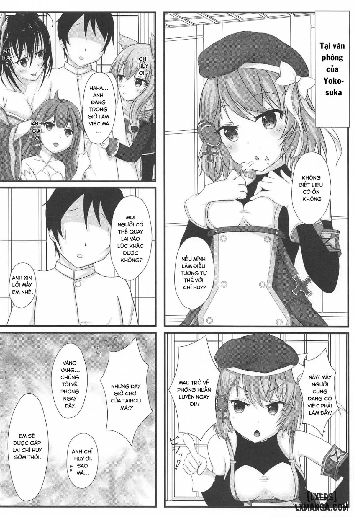 HentaiVN.net - Ảnh 3 - Shikikan wa Hontou ni Shikata ga Nai desu ne - Chap 1