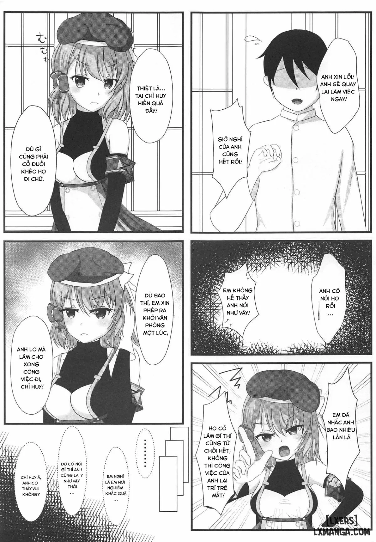 HentaiVN.net - Ảnh 4 - Shikikan wa Hontou ni Shikata ga Nai desu ne - Chap 1