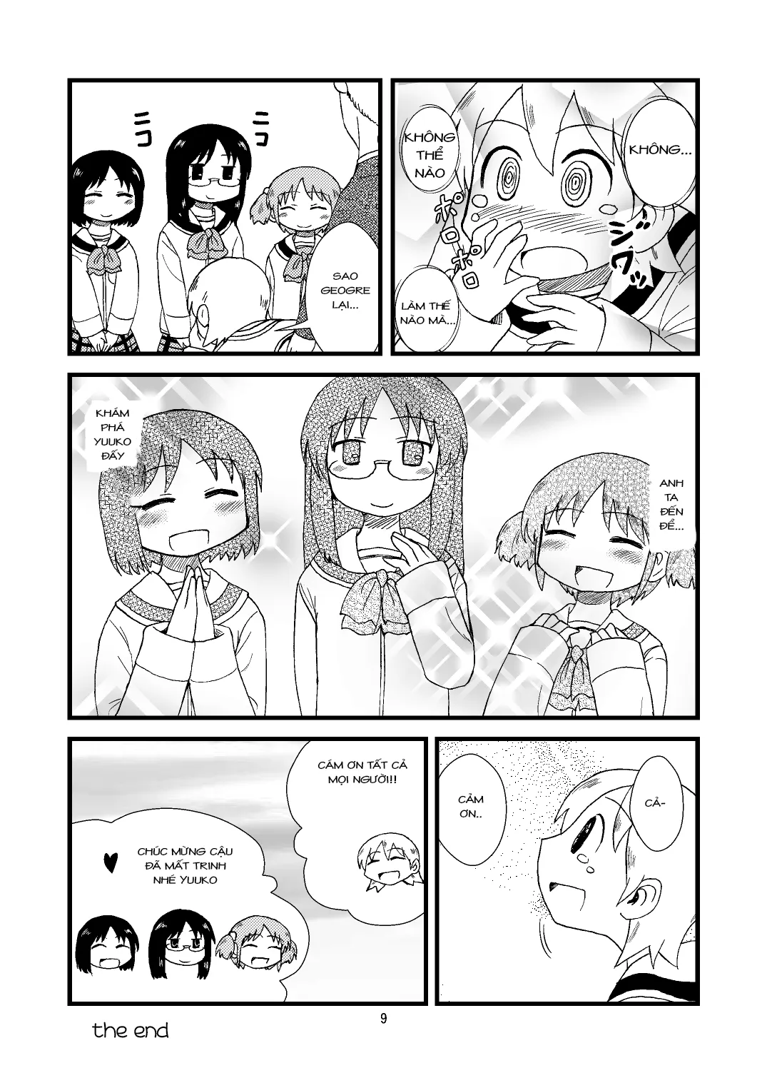 HentaiVN.net - Ảnh 9 - Yukko ni tsukkomi manga (Nichijou) [ゆっこにツッコミまんが] - Chap 1