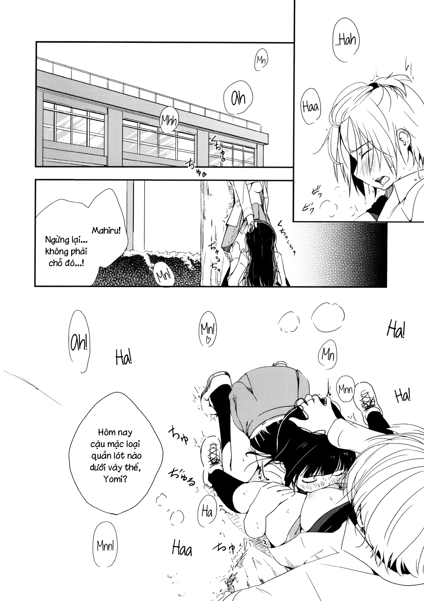 HentaiVN.net - Ảnh 6 - Coward Yomi, Mahiru, And Mia [イクジナシ ヨミとマヒルとミア] - Chap 1