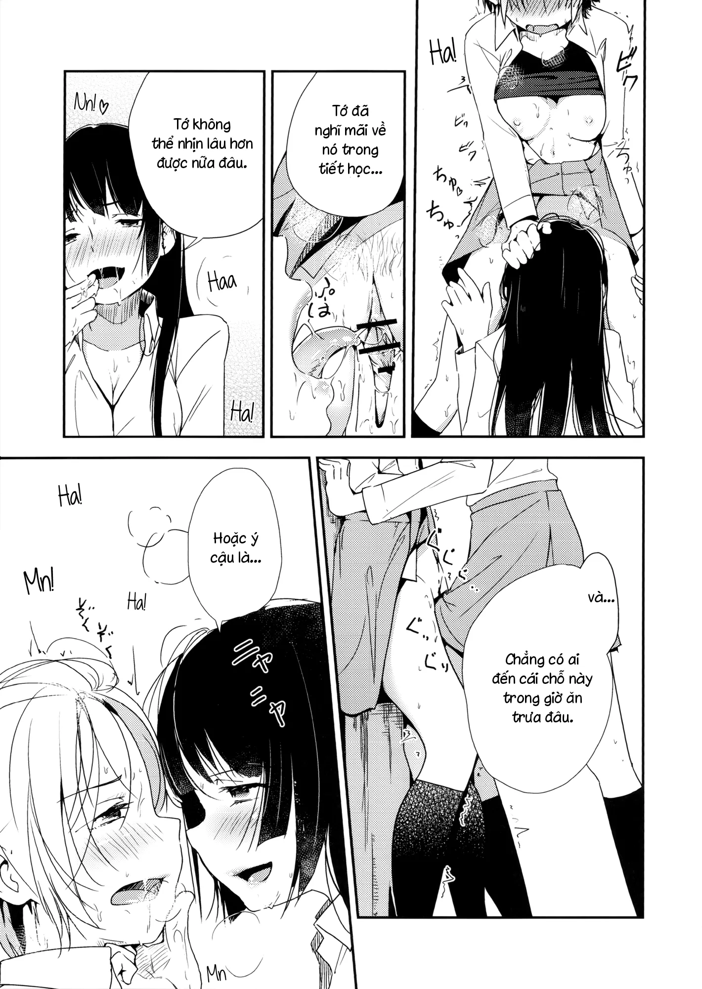HentaiVN.net - Ảnh 7 - Coward Yomi, Mahiru, And Mia [イクジナシ ヨミとマヒルとミア] - Chap 1