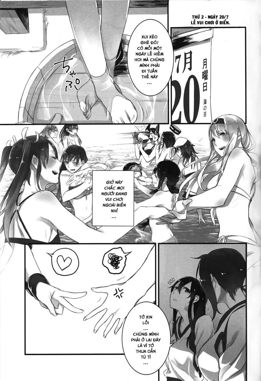 HentaiVN.net - Ảnh 6 - Tan Chảy Vì Em! (Kantai Collection) [Melting Together at 40℃ Lovers, 融点40℃の恋人] - Chap 1