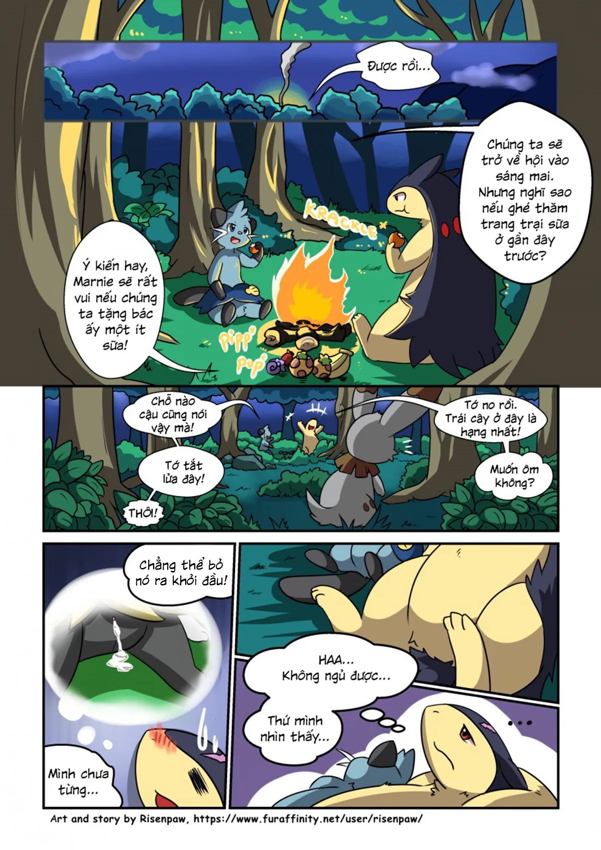 HentaiVN.net - Ảnh 6 - First Night (Pokemon) - Chap 1