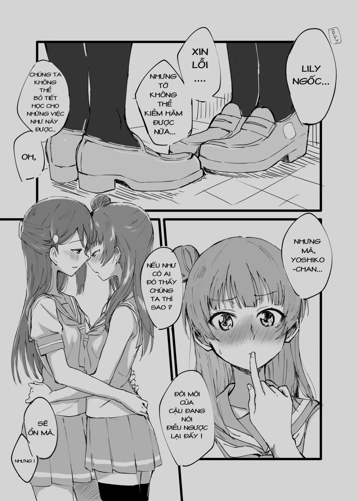 HentaiVN.net - Ảnh 4 - Overcoming Our Inhibitions (Love Live! Sunshine!!) [Hami Dashitai Bokura no Iibun] - Chap 1