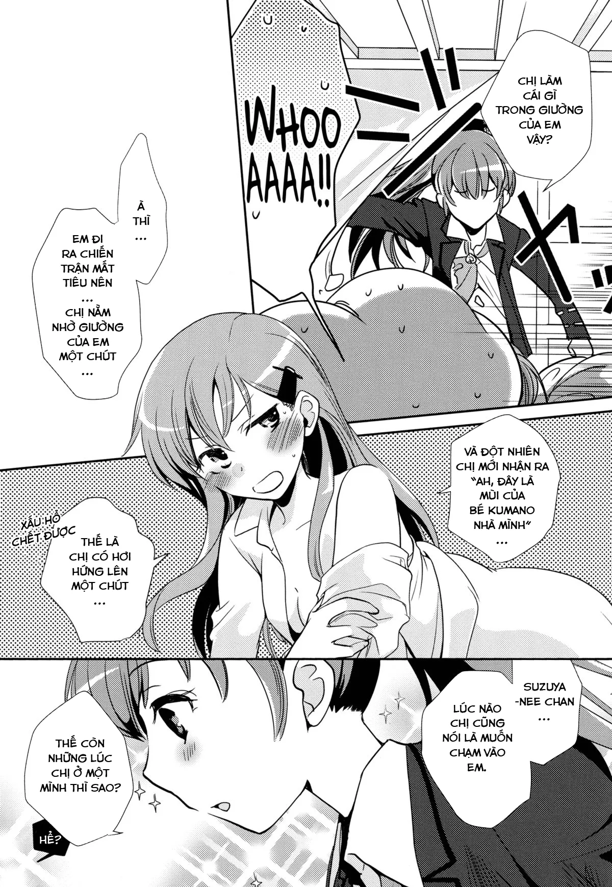 HentaiVN.net - Ảnh 9 - Giữa Chị và Em, Ai Công Ai Thụ? [Kumano ga Suzuya ni Shite Mitai Hon, A Book Where Kumano Does What She Wants to Suzuya] - Chap 1