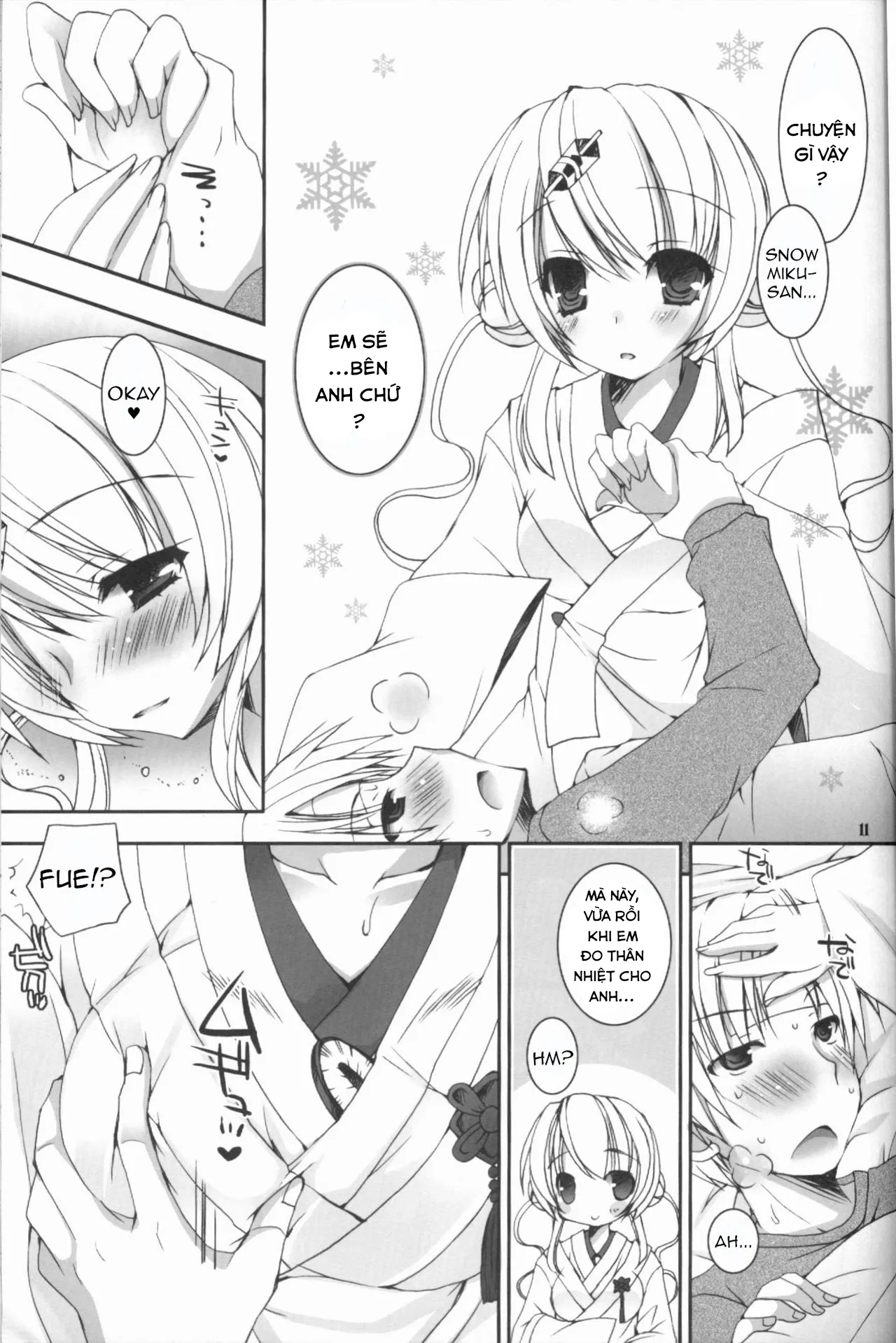 HentaiVN.net - Ảnh 13 - The Winter You Took Care of Me. (VOCALOID) [Kimi ga Iyashite Kureru Fuyu.] - Chap 1