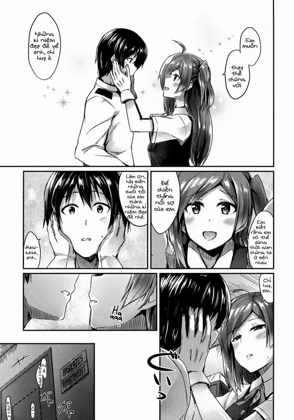HentaiVN.net - Ảnh 4 - Hagikaze To Yoru No Omoide (Kantai Collection) - Chap 1