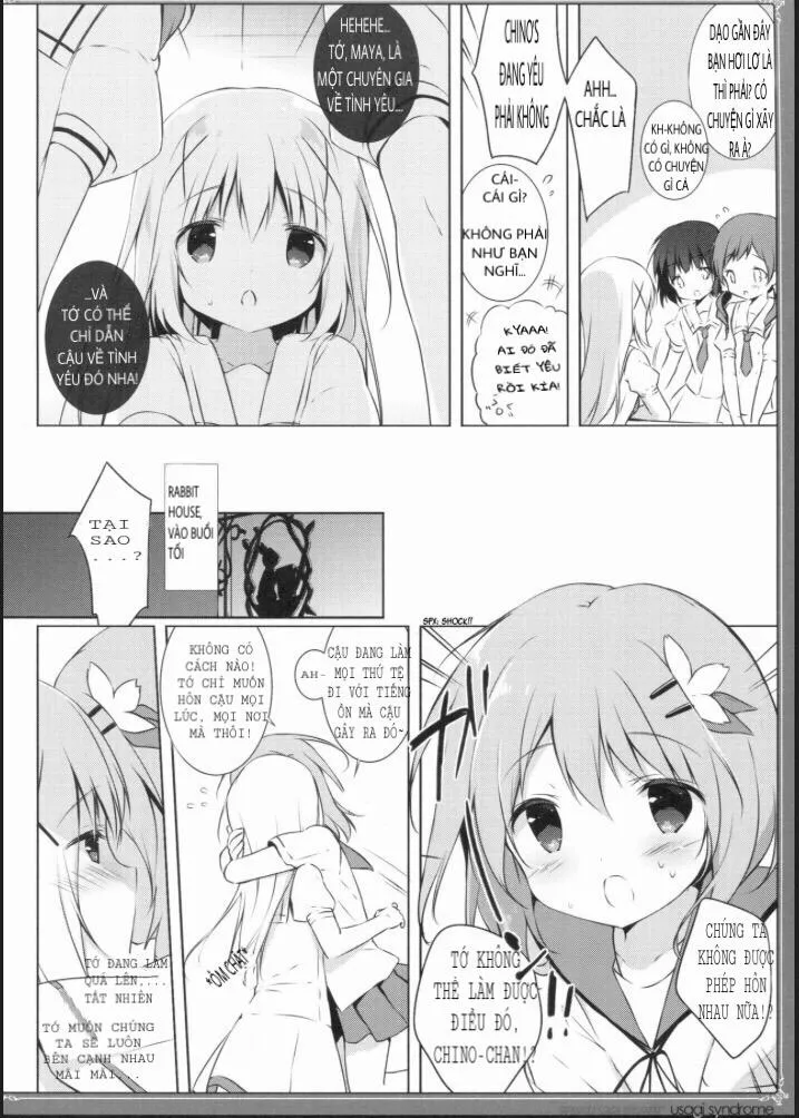 HentaiVN.net - Ảnh 4 - Usagi Syndrome 3 (Gochuumon Wa Usagi Desu Ka) - Chap 1