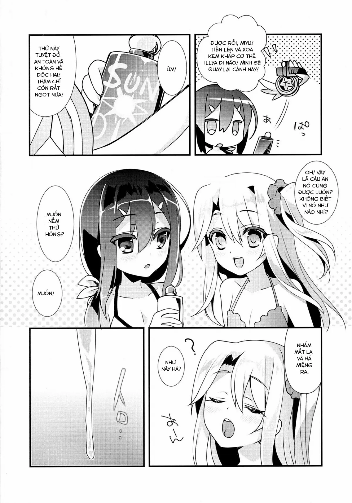 HentaiVN.net - Ảnh 3 - Mahou Shoujo no Kaki Kyuuka | A Magical Girl's Summer Vacation (Fate/kaleid liner Prisma Illya) - Chap 1