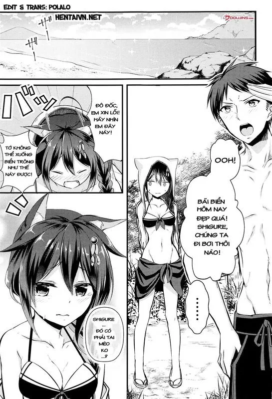 HentaiVN.net - Ảnh 3 - Ecchi Shinai to Nekomimi ga Torenai Byouki ni Natte(Kantai Collection -KanColle-) - Chap 1