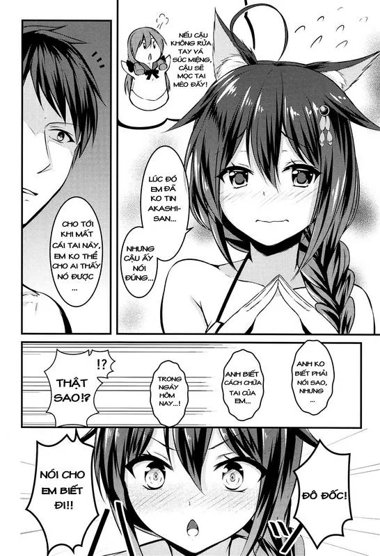 HentaiVN.net - Ảnh 4 - Ecchi Shinai to Nekomimi ga Torenai Byouki ni Natte(Kantai Collection -KanColle-) - Chap 1