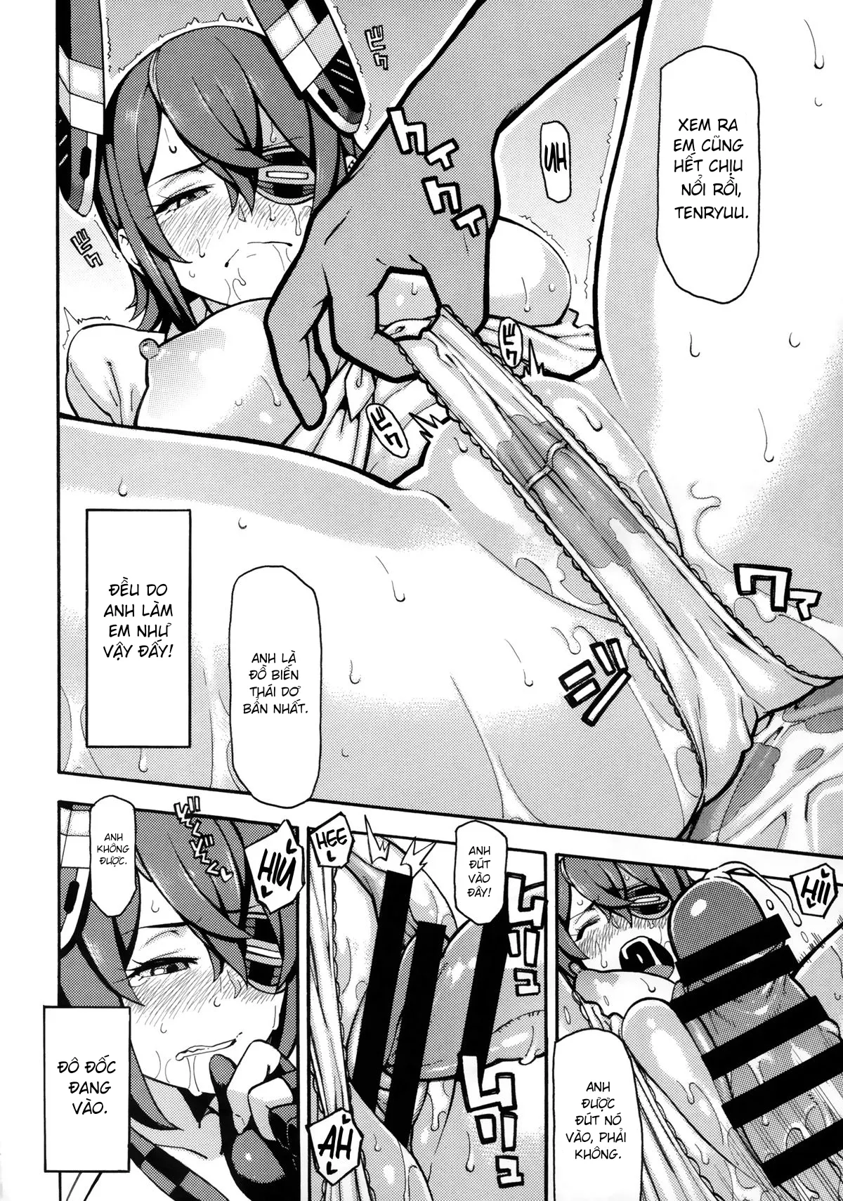 HentaiVN.net - Ảnh 10 - Asedaku Tenryuu (Kantai Collection -KanColle-) [汗だく天龍 (艦隊これくしょん -艦これ-)] - Chap 1