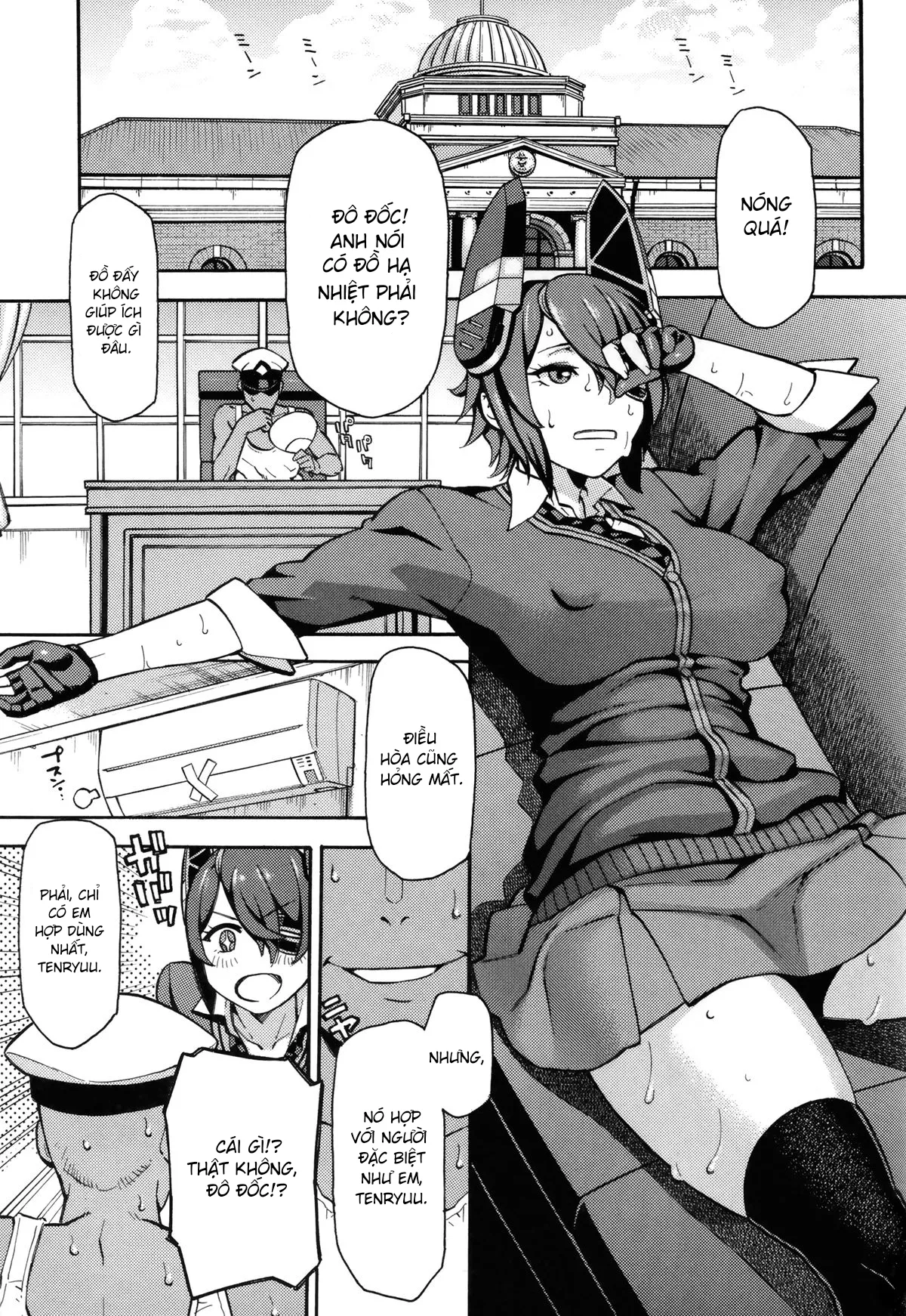 HentaiVN.net - Ảnh 3 - Asedaku Tenryuu (Kantai Collection -KanColle-) [汗だく天龍 (艦隊これくしょん -艦これ-)] - Chap 1