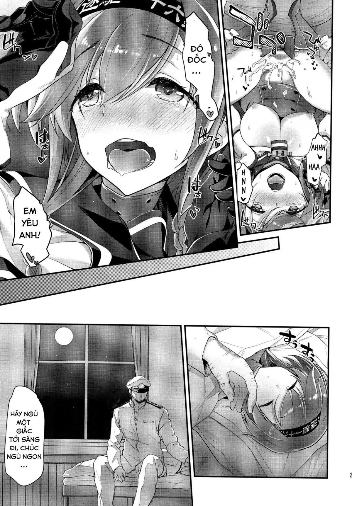 HentaiVN.net - Ảnh 23 - Terasu Tsuki no Shita de [Beneath A Bright Moon] - Chap 1