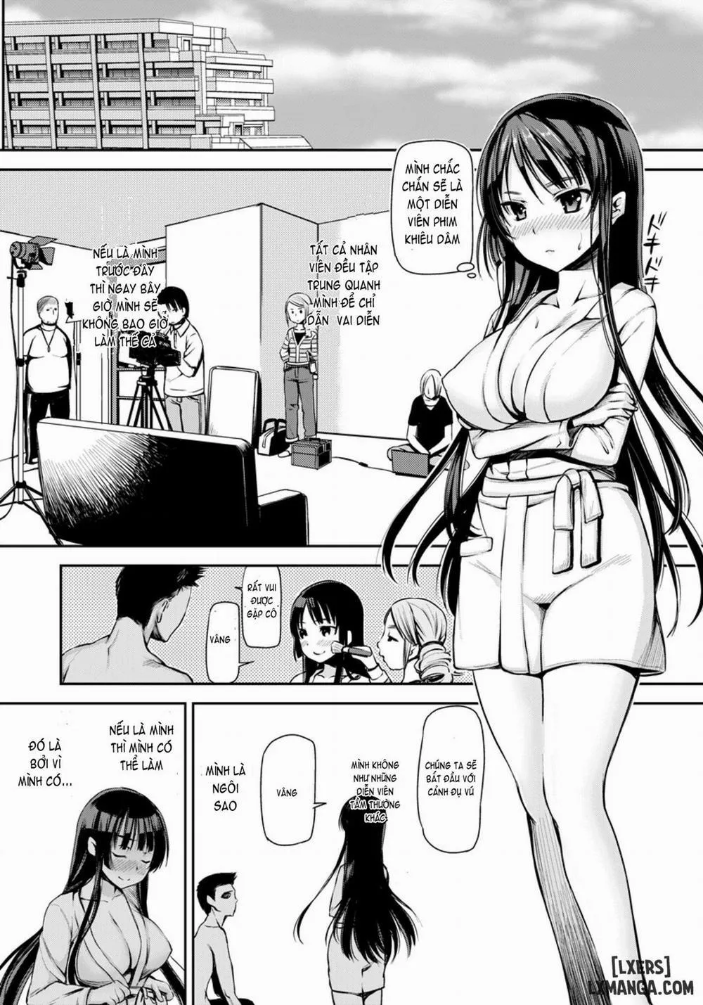 HentaiVN.net - Ảnh 14 - Bakunyuu AV Joyuu Shigan - Chap 1