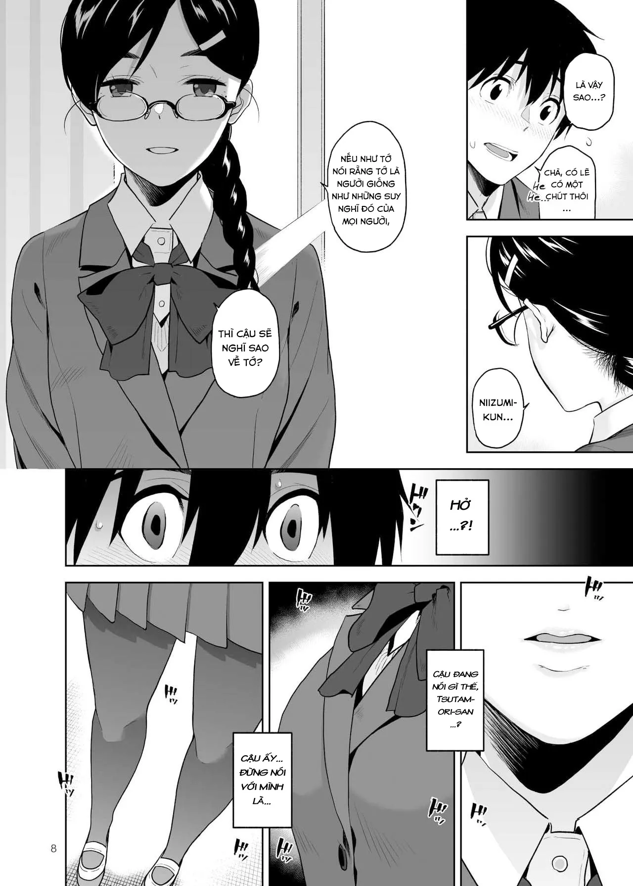 HentaiVN.net - Ảnh 10 - Majime de Midara na Tsutamori-san - Chap 1