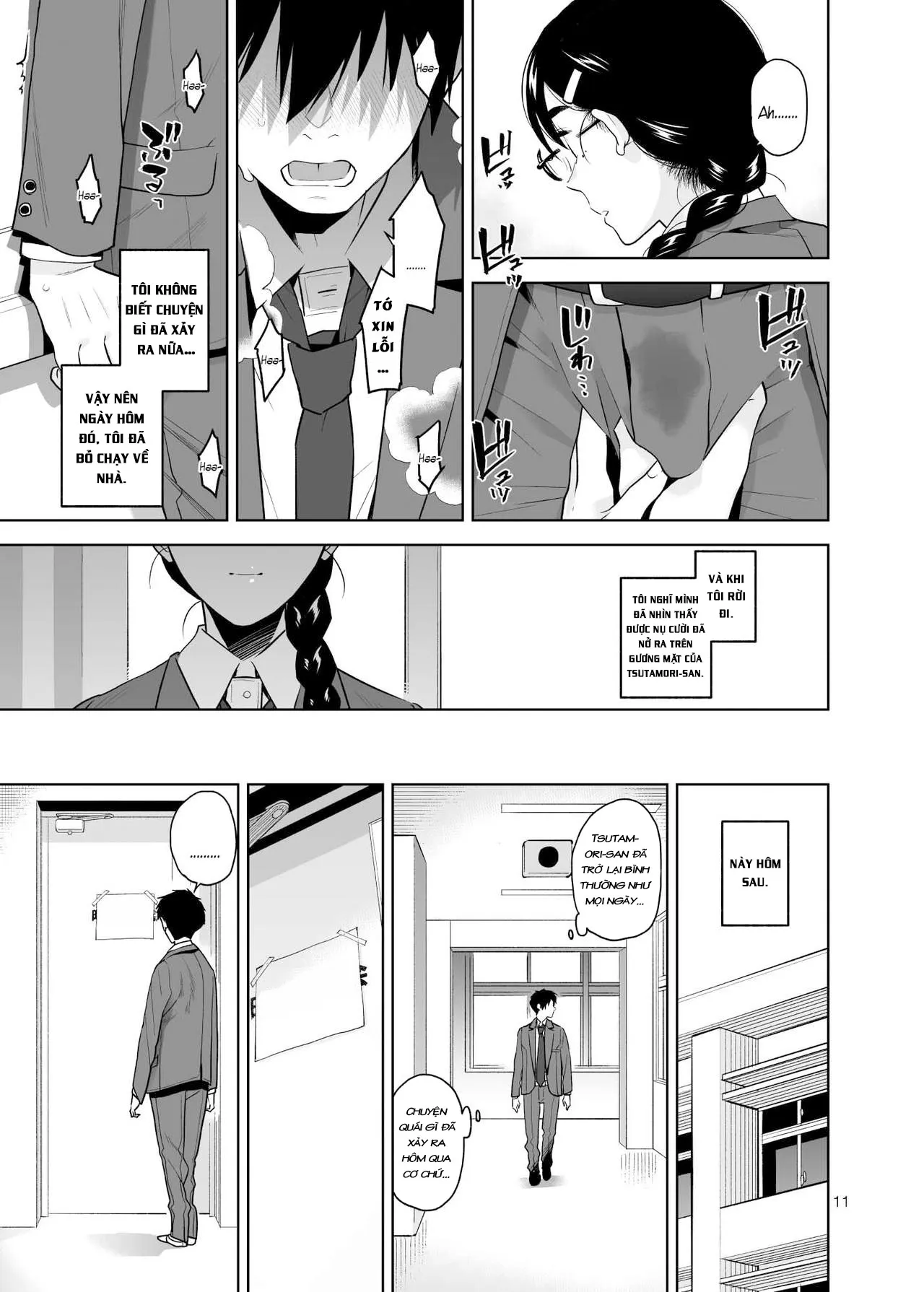 HentaiVN.net - Ảnh 13 - Majime de Midara na Tsutamori-san - Chap 1
