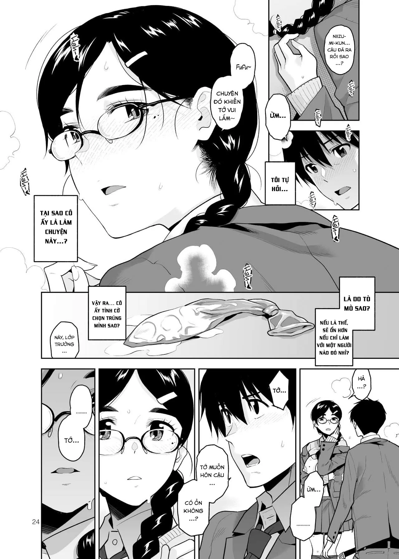 HentaiVN.net - Ảnh 26 - Majime de Midara na Tsutamori-san - Chap 1