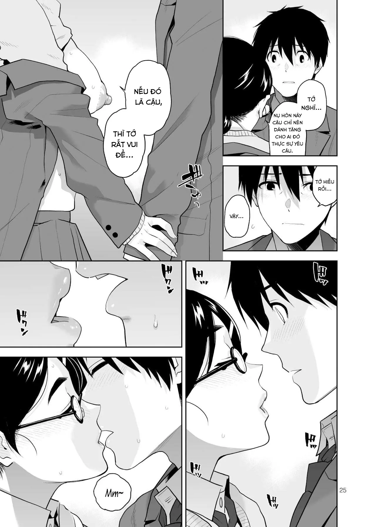 HentaiVN.net - Ảnh 27 - Majime de Midara na Tsutamori-san - Chap 1