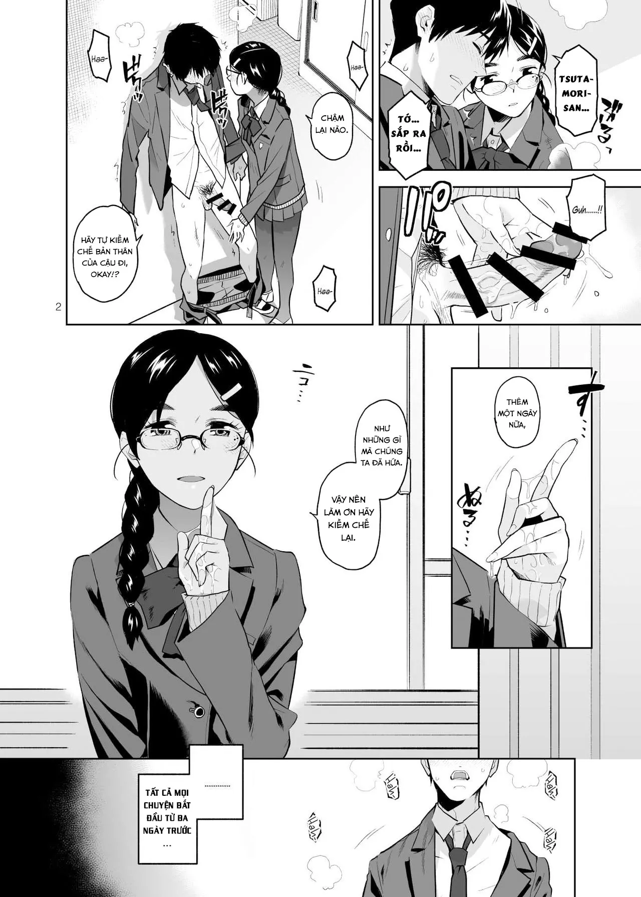 HentaiVN.net - Ảnh 4 - Majime de Midara na Tsutamori-san - Chap 1