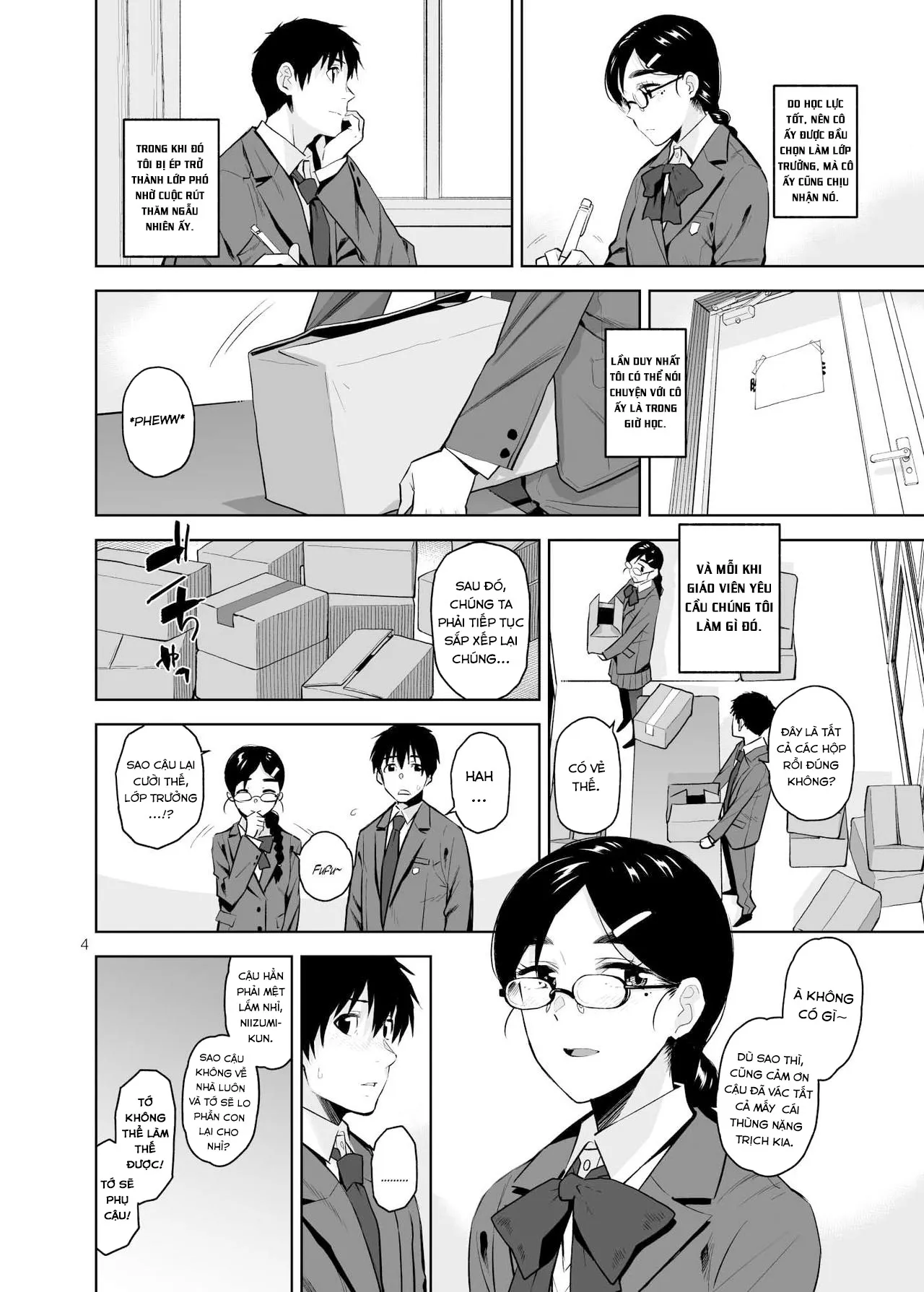HentaiVN.net - Ảnh 6 - Majime de Midara na Tsutamori-san - Chap 1