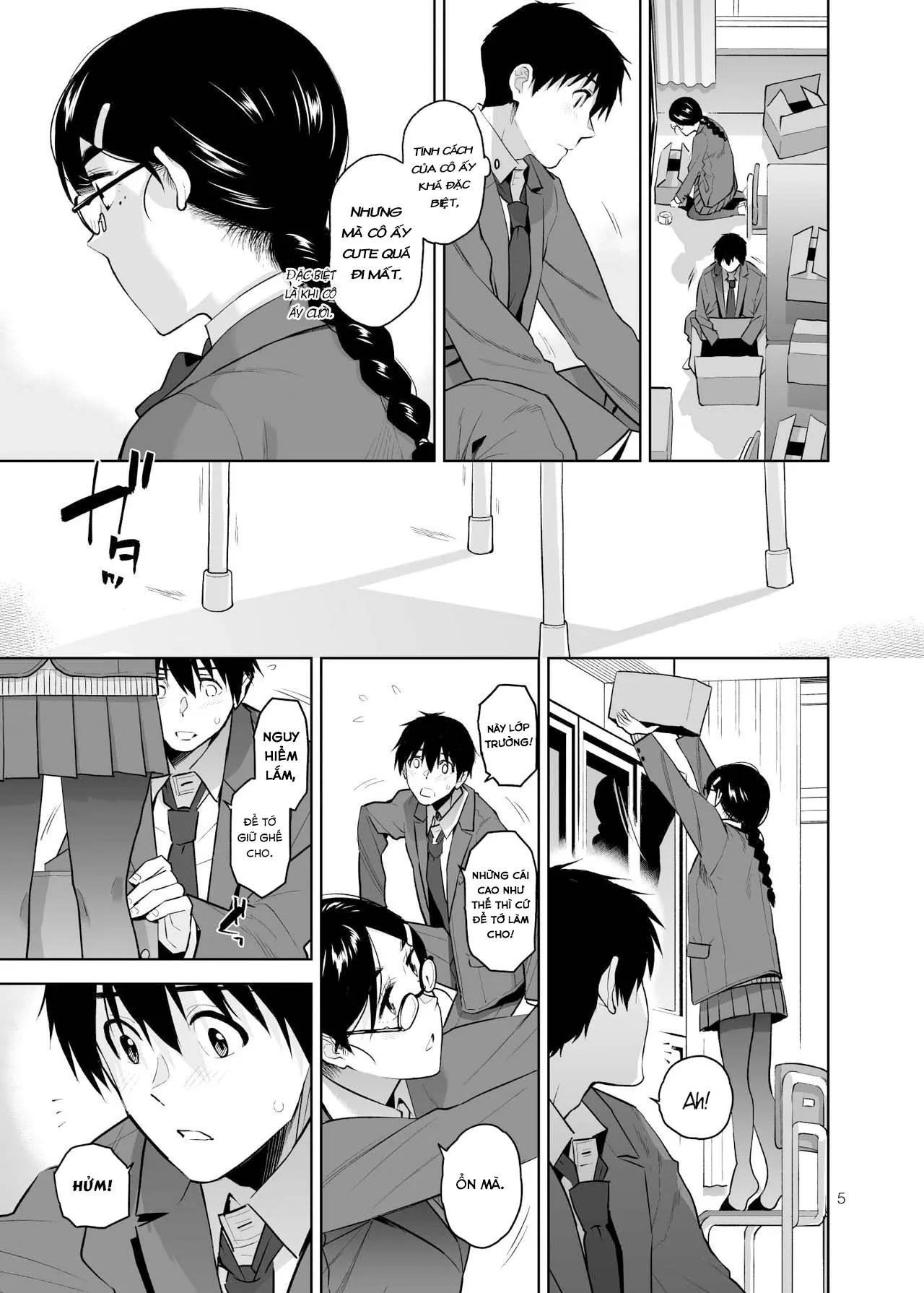 HentaiVN.net - Ảnh 7 - Majime de Midara na Tsutamori-san - Chap 1