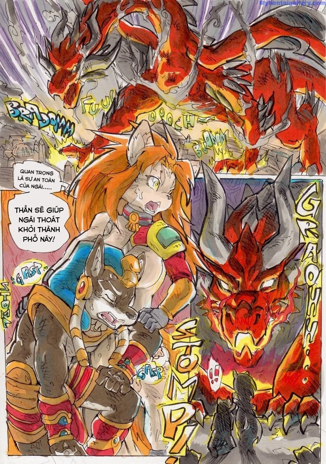 HentaiVN.net - Ảnh 18 - Anubis Stories 3 - Dragon Attack - Chap 1