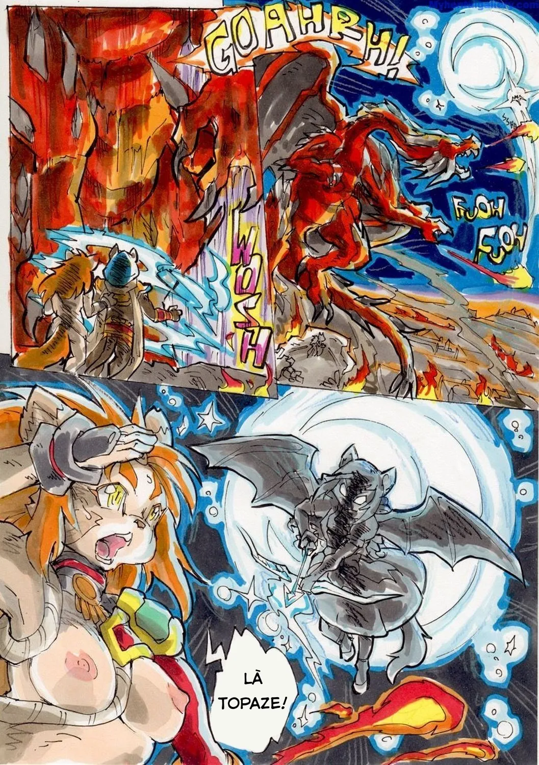 HentaiVN.net - Ảnh 21 - Anubis Stories 3 - Dragon Attack - Chap 1