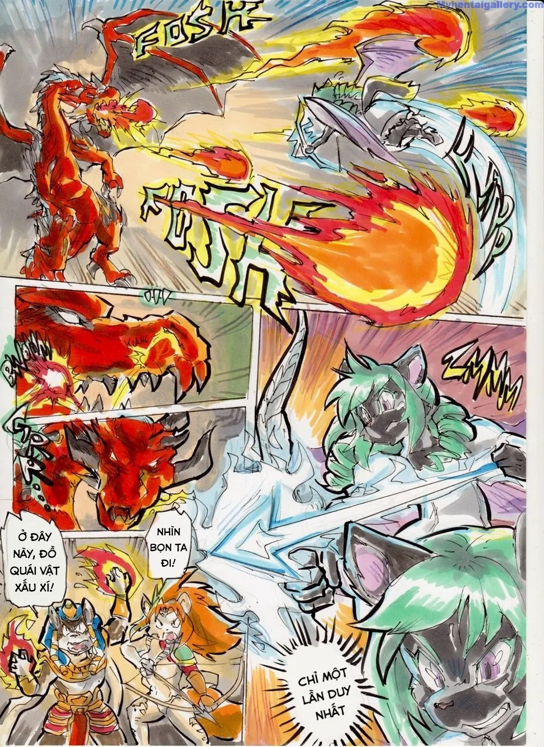 HentaiVN.net - Ảnh 22 - Anubis Stories 3 - Dragon Attack - Chap 1