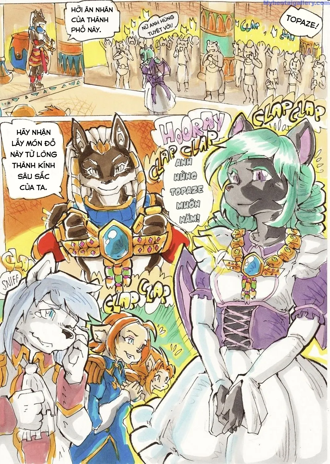 HentaiVN.net - Ảnh 24 - Anubis Stories 3 - Dragon Attack - Chap 1