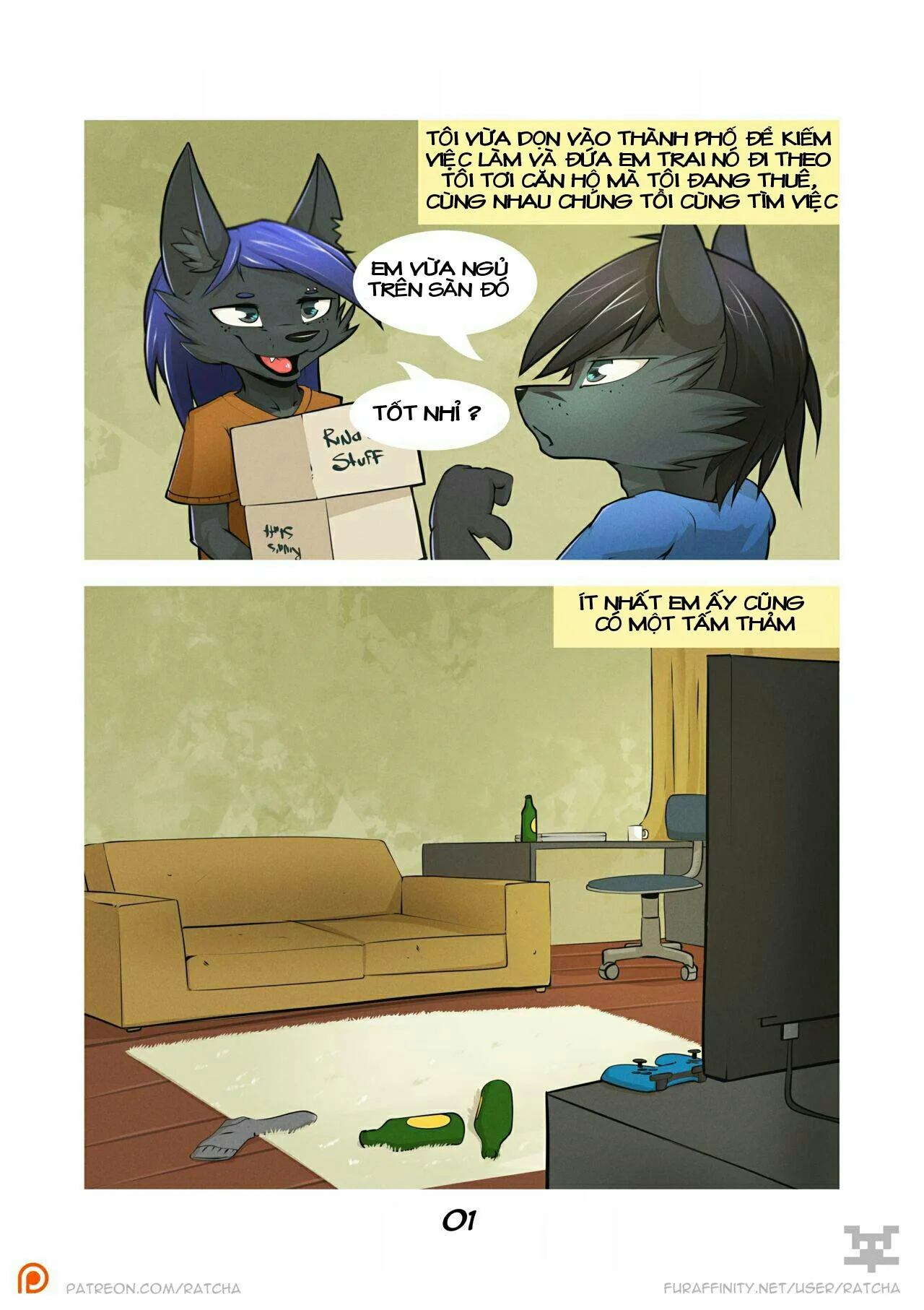 HentaiVN.net - Ảnh 3 - Moving in [ Rì úp ] - Chap 1