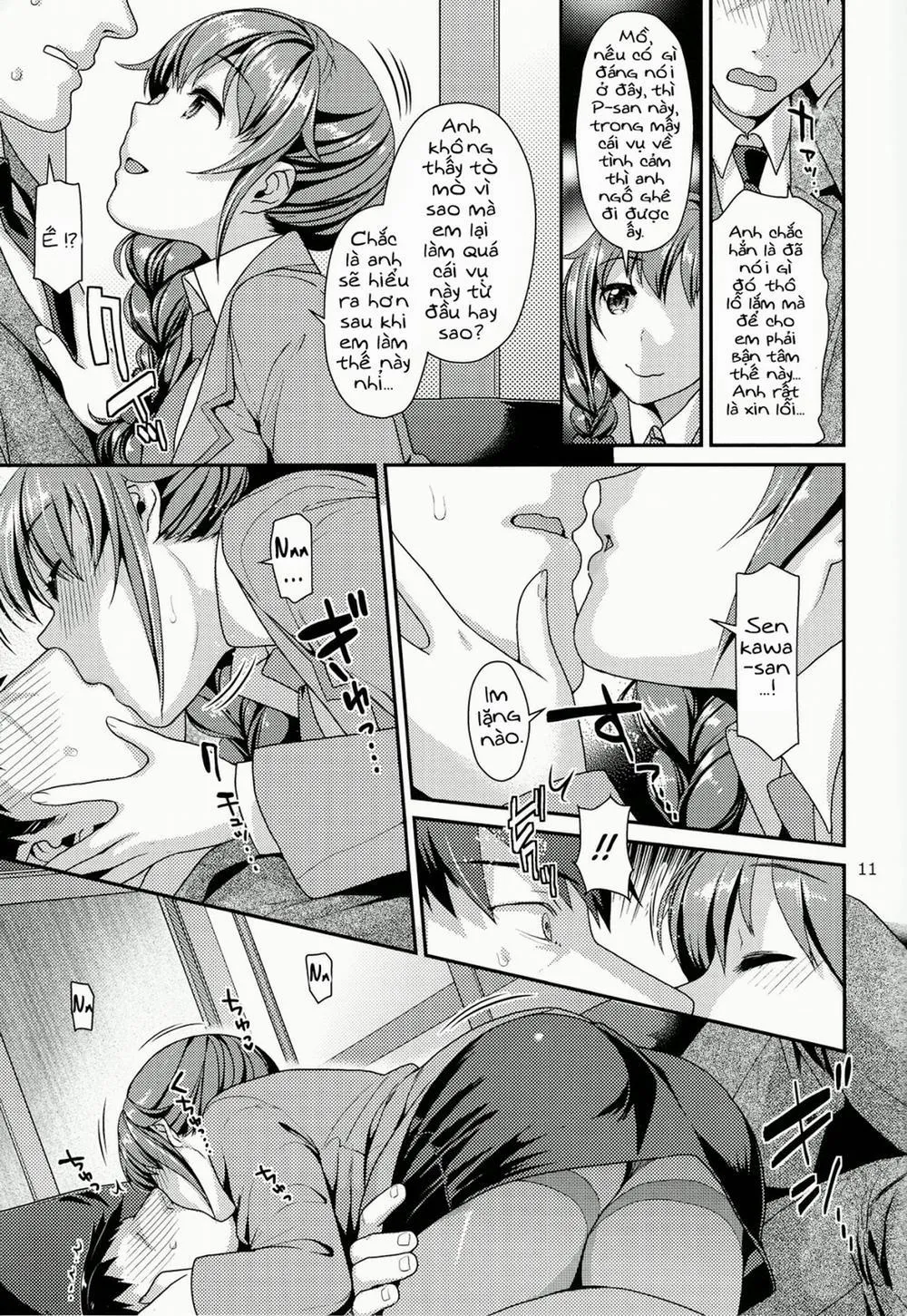 HentaiVN.net - Ảnh 10 - Tsumasakidachi no Koi (The Idolmaster) - Chap 1