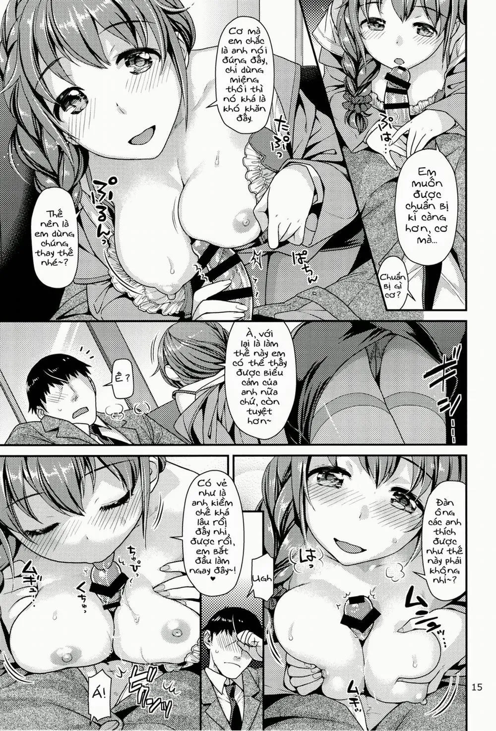 HentaiVN.net - Ảnh 14 - Tsumasakidachi no Koi (The Idolmaster) - Chap 1