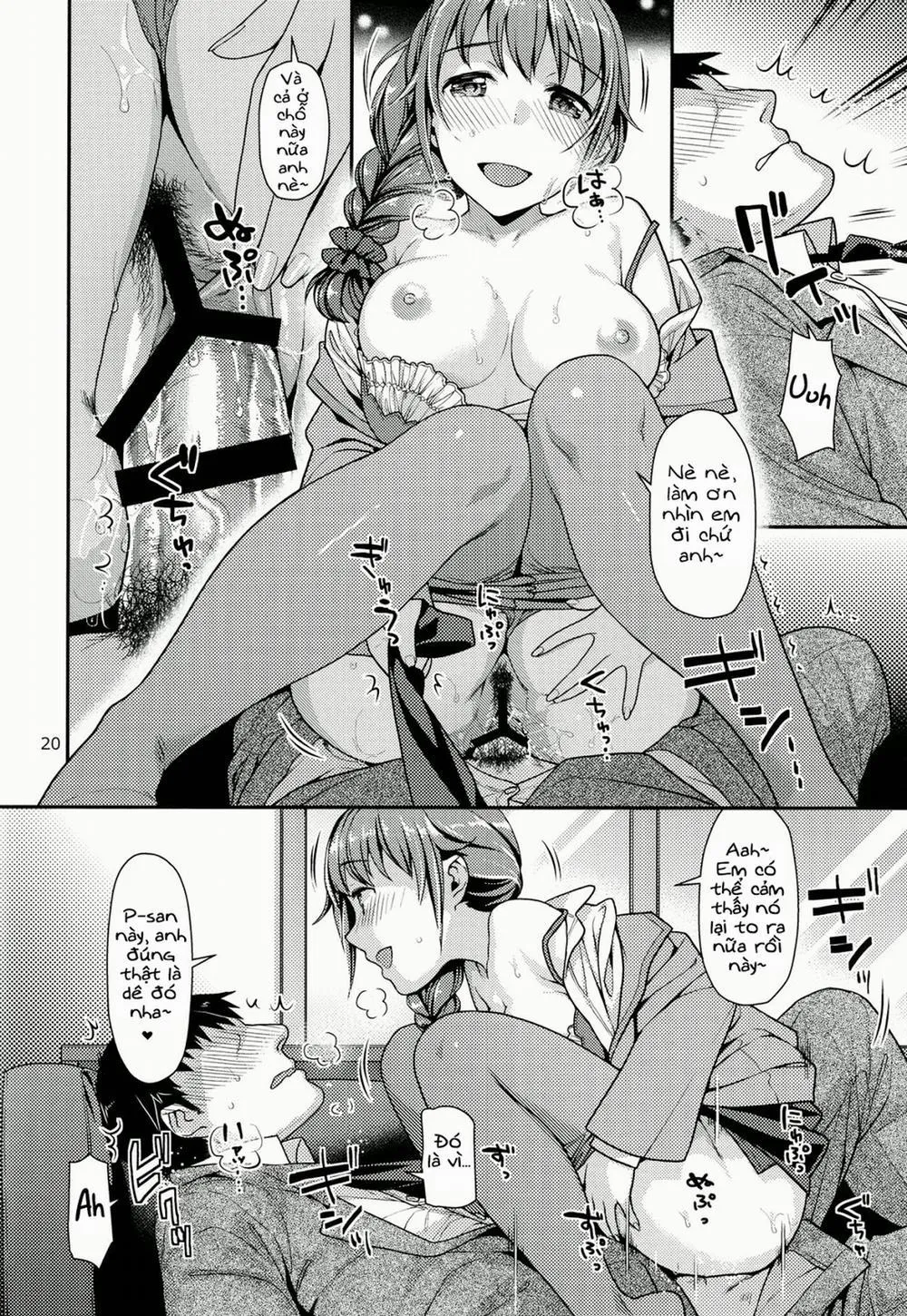 HentaiVN.net - Ảnh 19 - Tsumasakidachi no Koi (The Idolmaster) - Chap 1