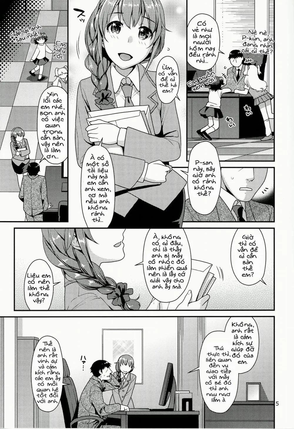 HentaiVN.net - Ảnh 4 - Tsumasakidachi no Koi (The Idolmaster) - Chap 1