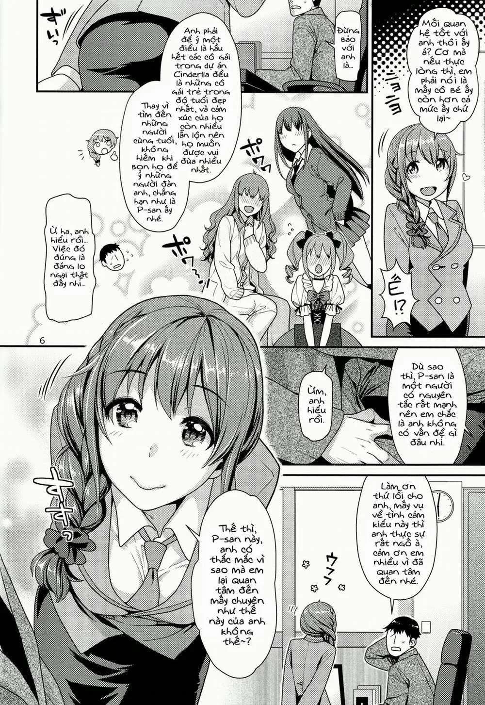 HentaiVN.net - Ảnh 5 - Tsumasakidachi no Koi (The Idolmaster) - Chap 1