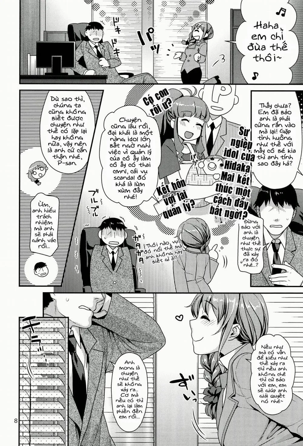 HentaiVN.net - Ảnh 7 - Tsumasakidachi no Koi (The Idolmaster) - Chap 1
