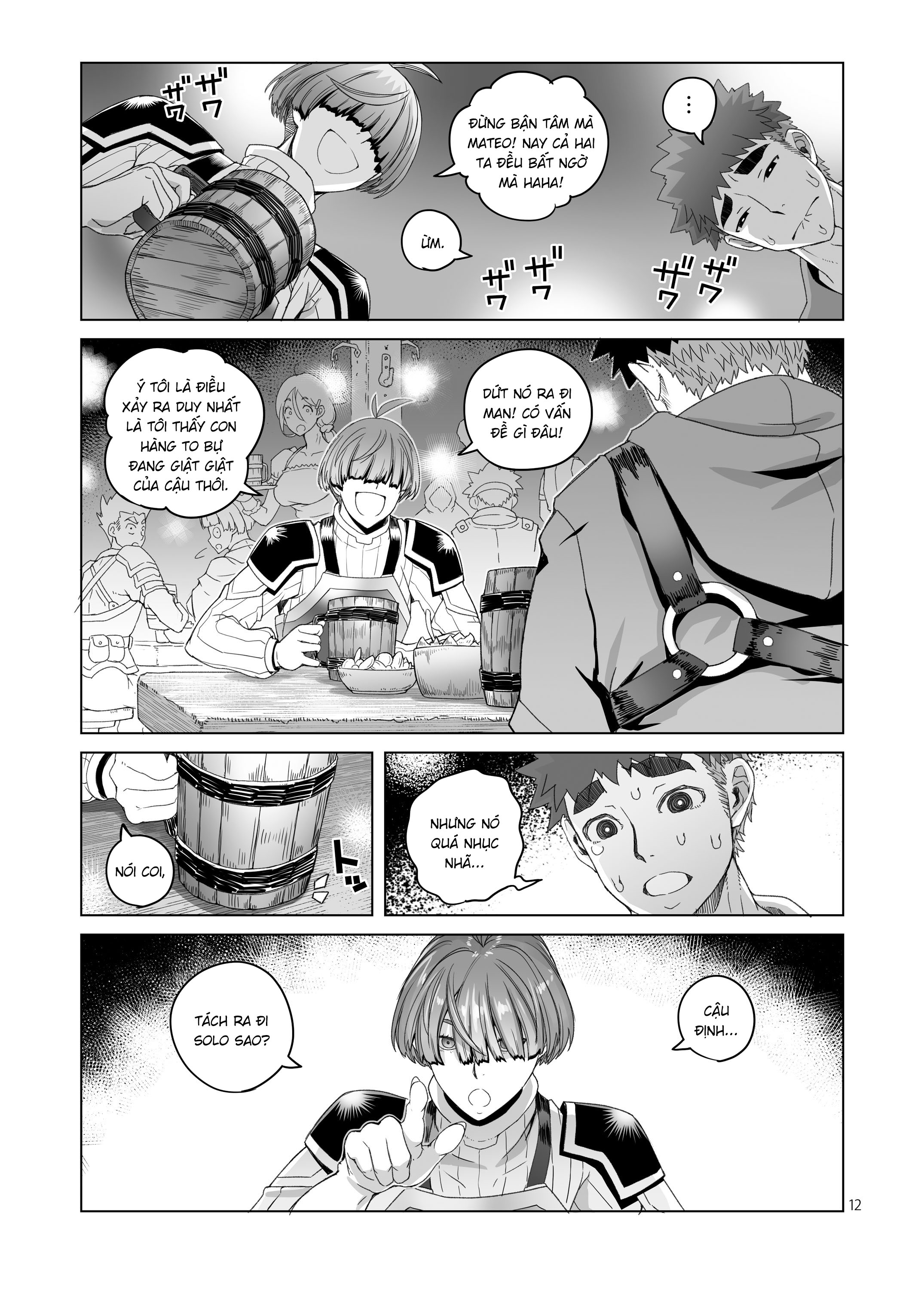 HentaiVN.net - Ảnh 11 - Nữ kiếm sĩ Rowan không thể che giấu bản thân mình - Chap 1