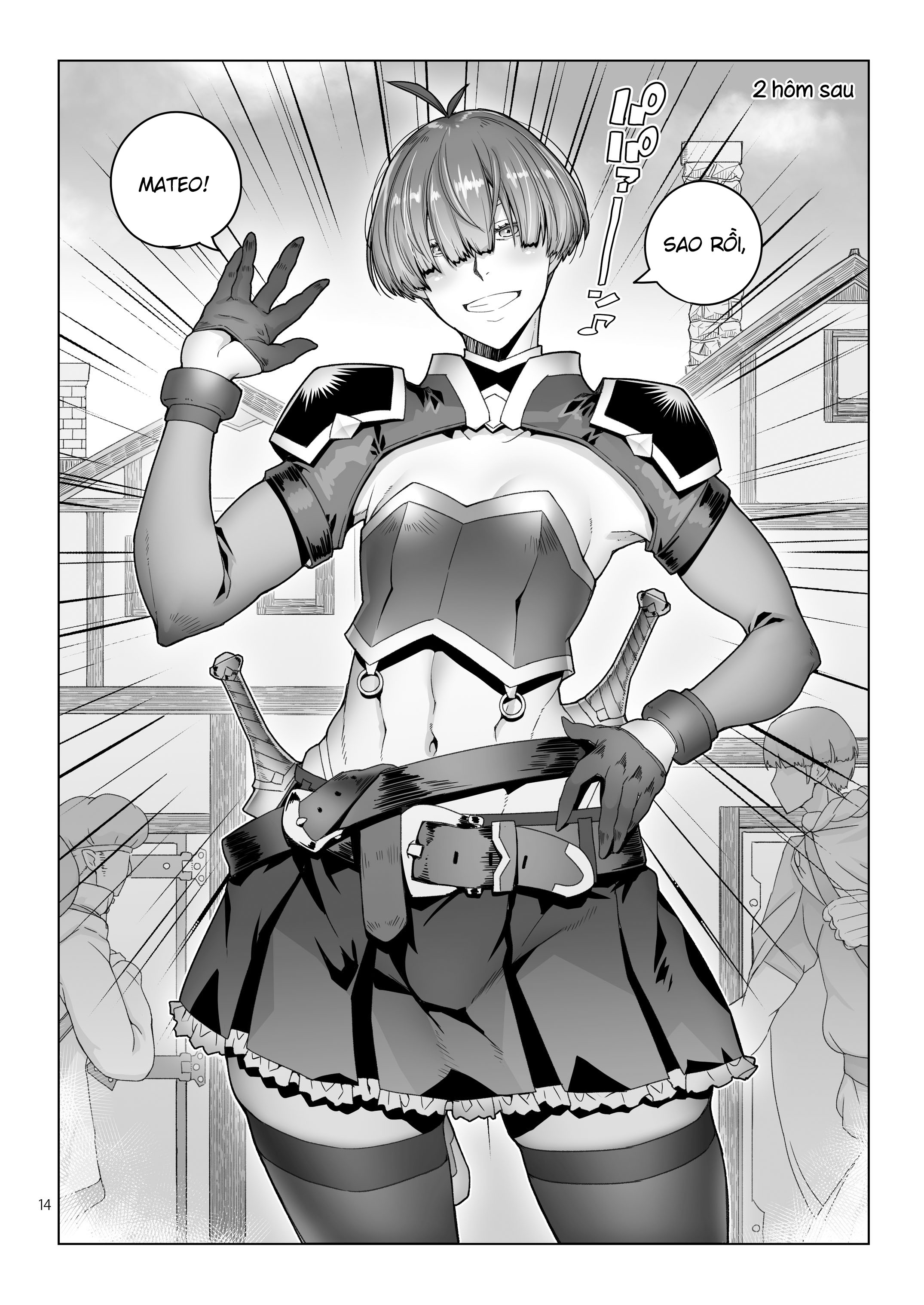 HentaiVN.net - Ảnh 13 - Nữ kiếm sĩ Rowan không thể che giấu bản thân mình - Chap 1