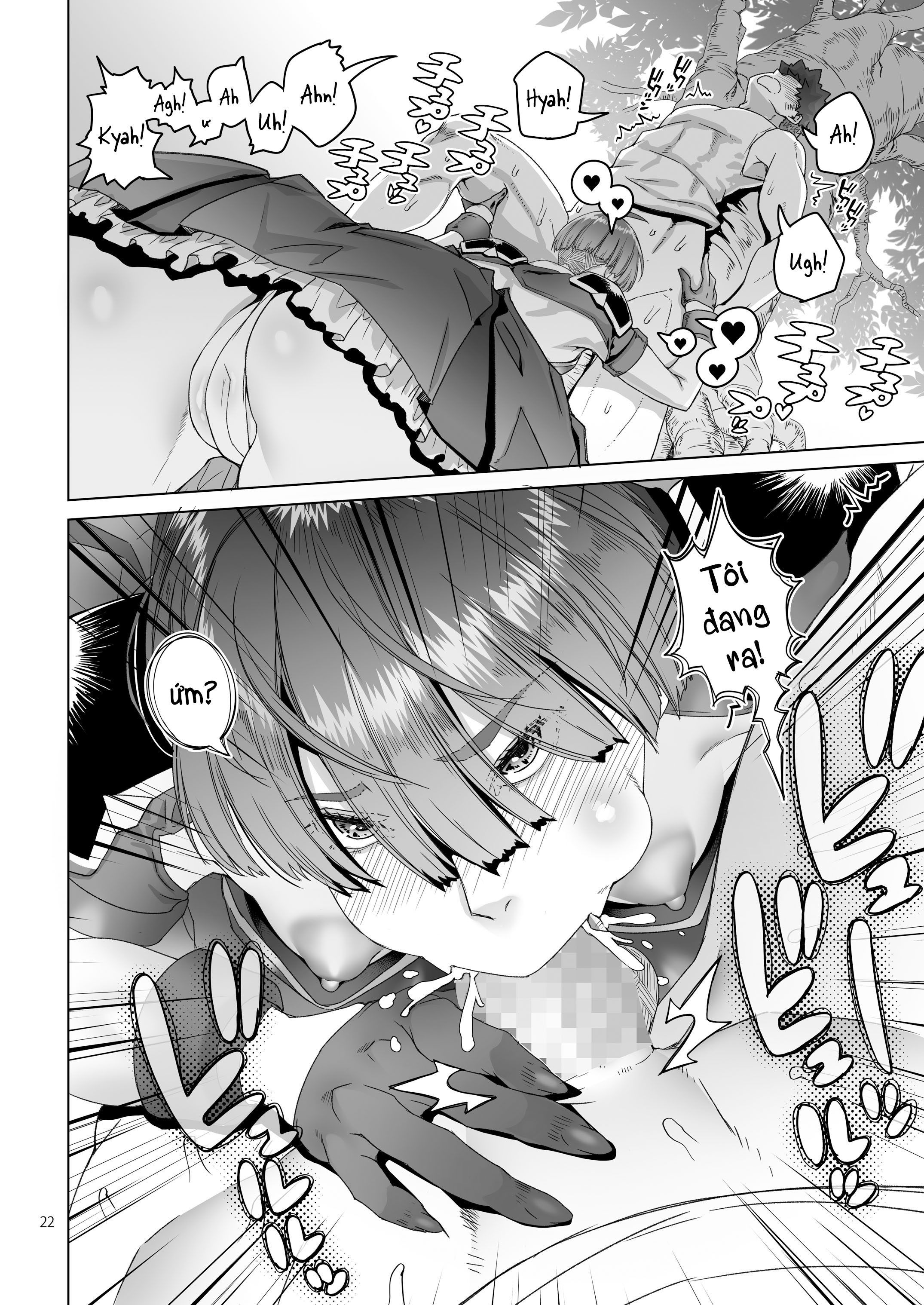 HentaiVN.net - Ảnh 21 - Nữ kiếm sĩ Rowan không thể che giấu bản thân mình - Chap 1