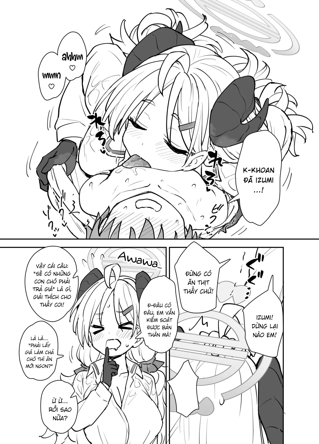 HentaiVN.net - Ảnh 4 - Miễn Izumi ăn được là được tất! - Chap 1