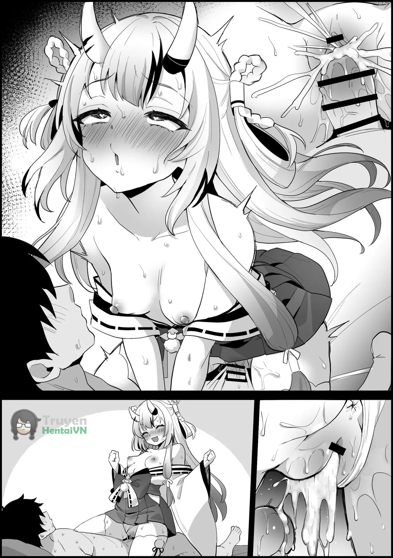 HentaiVN.net - Ảnh 13 - Oppai Suki na Kare ni Chikubi Zeme sare, Manzara Demo Nai Ayame (Nakiri Ayame) - Chap 1
