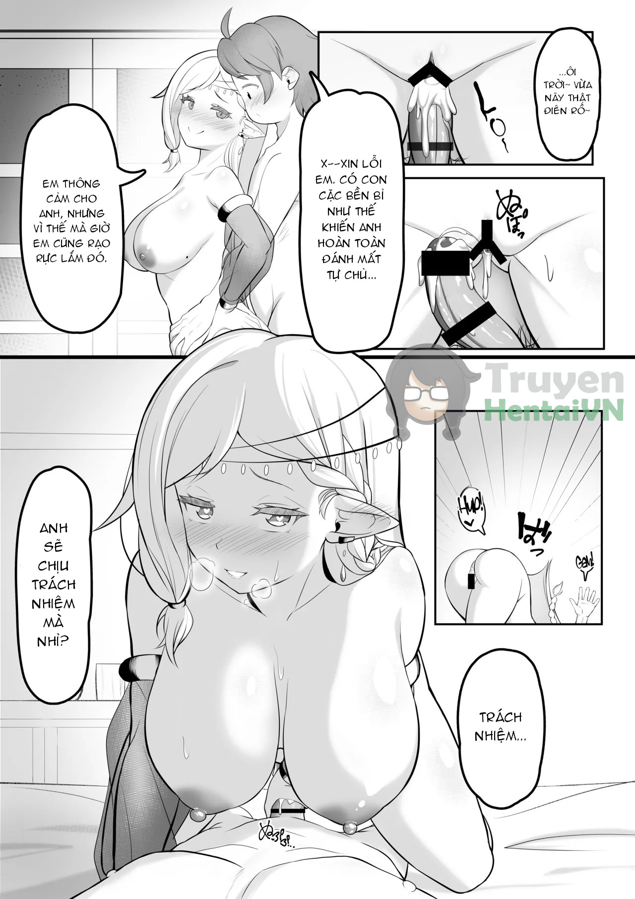 HentaiVN.net - Ảnh 32 - Odoriko Shoukan ni Ittara, Bijin Elf no Odoriko ga Ippai Shiboritotte Kureta Ohanashi - Chap 1
