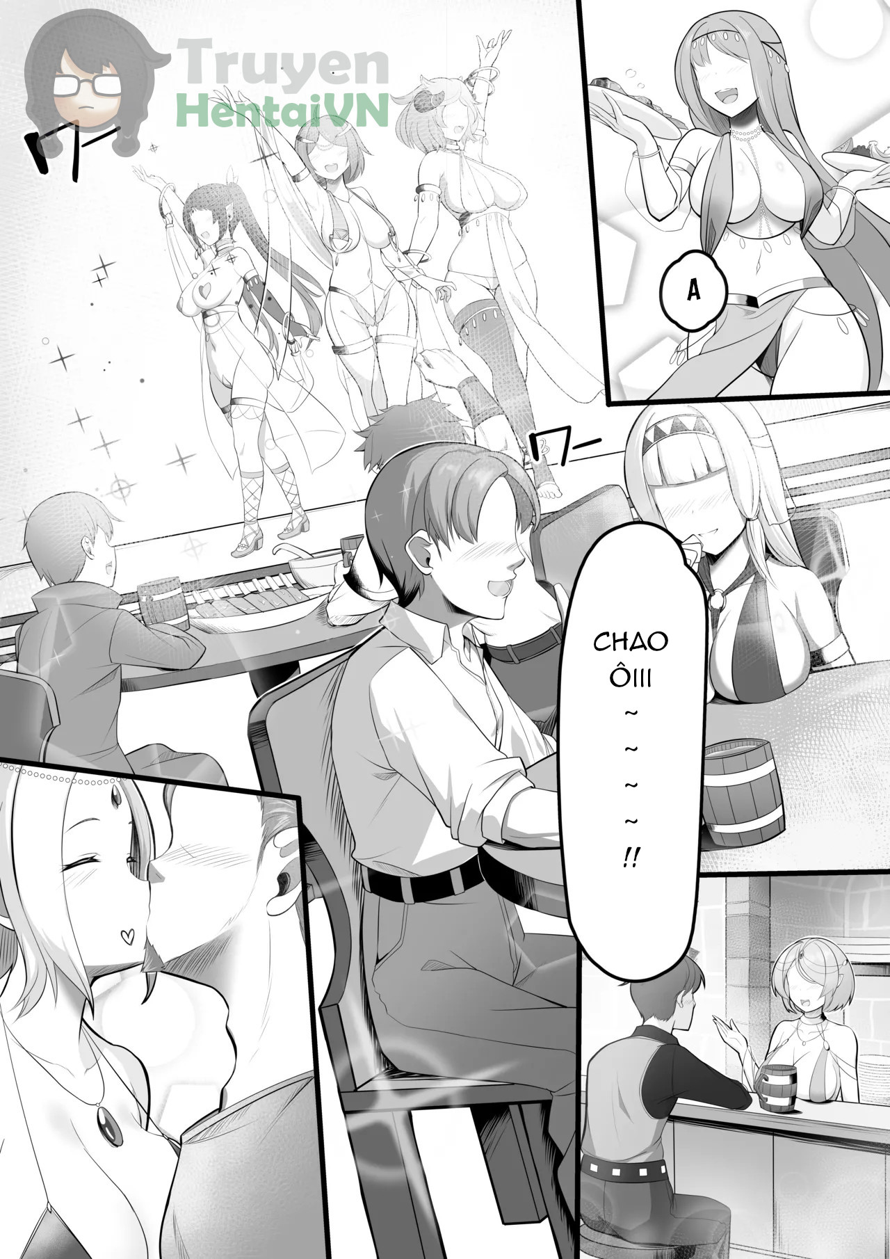 HentaiVN.net - Ảnh 4 - Odoriko Shoukan ni Ittara, Bijin Elf no Odoriko ga Ippai Shiboritotte Kureta Ohanashi - Chap 1