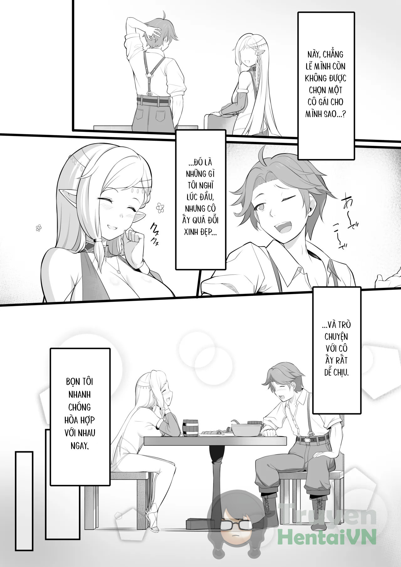 HentaiVN.net - Ảnh 8 - Odoriko Shoukan ni Ittara, Bijin Elf no Odoriko ga Ippai Shiboritotte Kureta Ohanashi - Chap 1