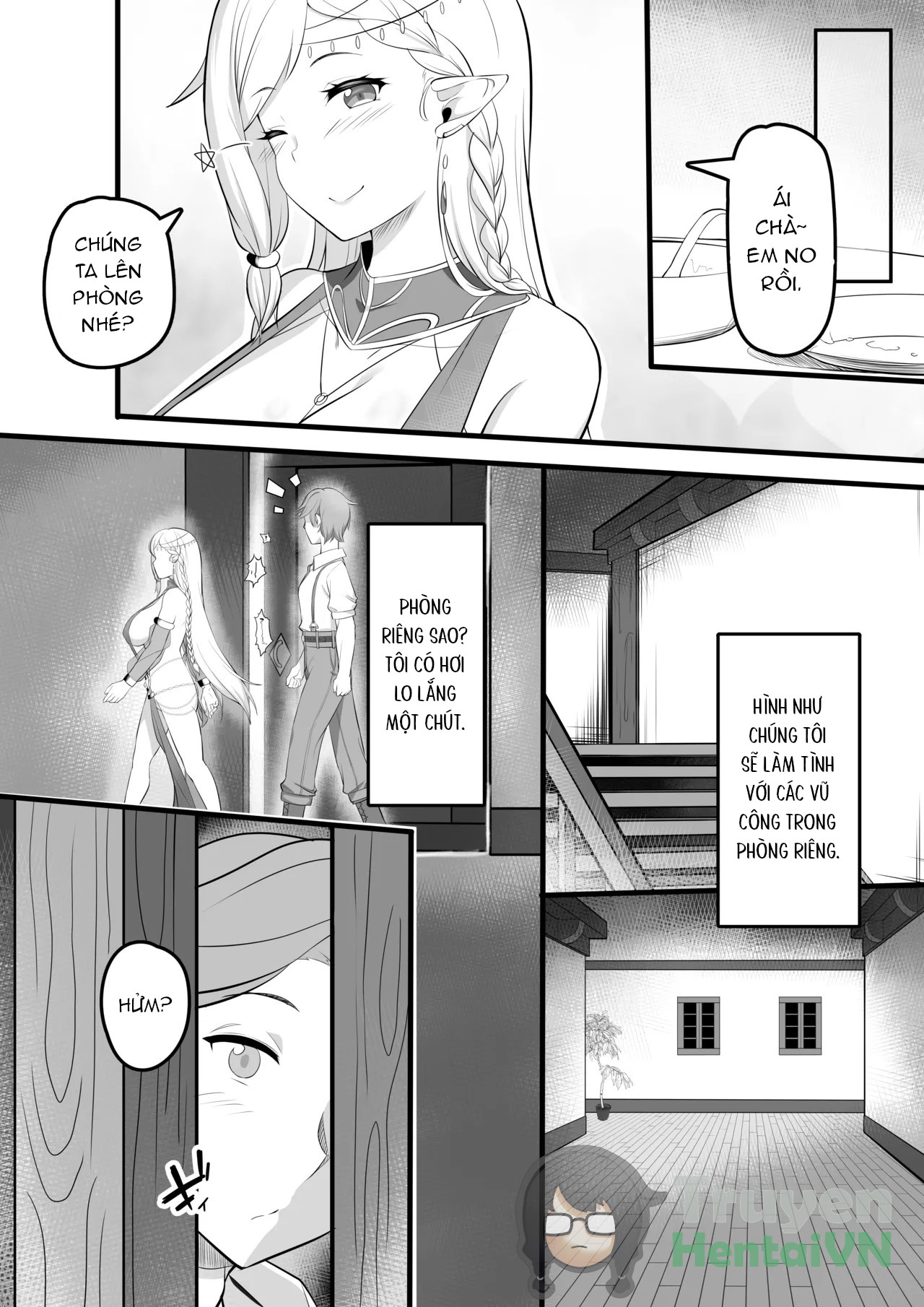 HentaiVN.net - Ảnh 9 - Odoriko Shoukan ni Ittara, Bijin Elf no Odoriko ga Ippai Shiboritotte Kureta Ohanashi - Chap 1